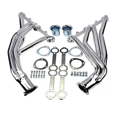 Polished Stainless Steel Headers For 1966-1987 SBC Chevy GMC Truck 265 327 350 • $210.01