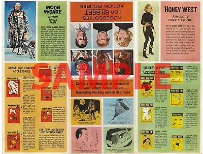 1960's James Bond Man From Uncle Gilbert Action Figure Reproduction Catalog + • $12.99
