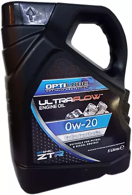 £24.95 • Buy 0w20  Engine Oil Fully Synthetic C5 C6 Bmw Volvo Mercedes 5l Litres Optilube