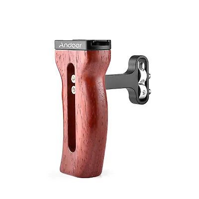  Universal  Cage Wooden Handle Left/Right Side Hand Grip With F1T7 • £24.87
