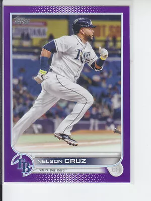 2022 Topps Purple Parallel Nelson Cruz #104 Rayz Nationals Meijer Exclusive • $2.64