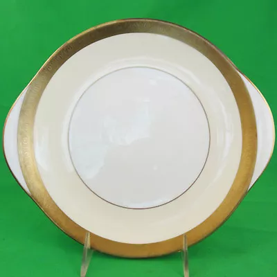 MINTON BUCKINGHAM Cake Plate Handled NEW NEVER USED Fine Scratches England • $169.99