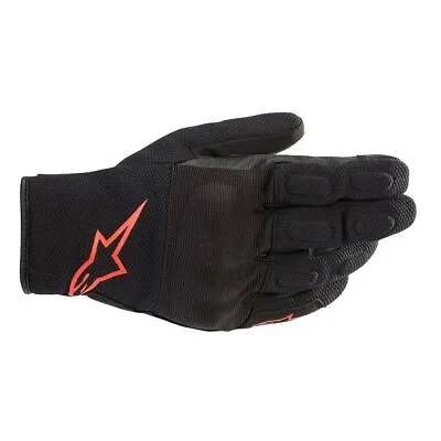 Motorcycle Glove Alpinestars S Max DS Color: Black/fluorot Size: S • $80.05