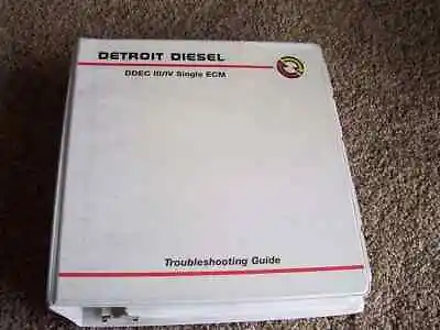 $209.68 • Buy 1992 Detroit Diesel 6V92 8V92 12V92 16V92 DDECIII Troubleshooting Service Manual