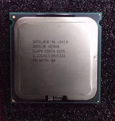 Intel Xeon Quad Core Processor L5410 12M Cache 2.33 GHz 1333MHz FSB SLAP4 LGA771 • £12.95