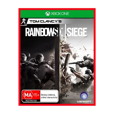 Tom Clancy's Rainbow Six Siege Microsoft Xbox One PAL Game Complete Shooter • $13.95