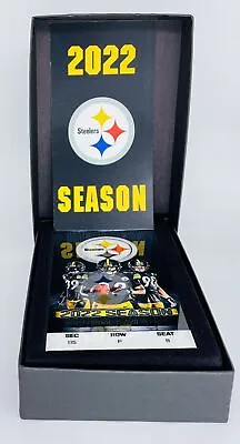 $24.95 • Buy Pittsburgh Steelers Team Issue 2022 Season Commemorative Metal Ticket #HEREWEGO