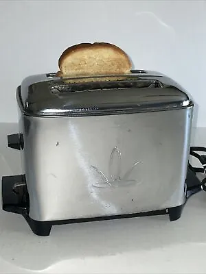 VTG Proctor Silex Automatic Pop-Up Toaster 20214 Chrome Color Tuner Tested Works • $15.99