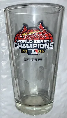 $11.98 • Buy St Louis Cardinals 2006 Mlb Baseball World Series Champions Beer Pint Glass