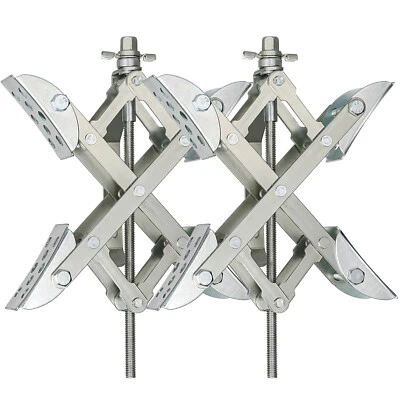 $44.99 • Buy 2 Wheel Stabilizer Trailers X-Chock RV Tire Locking Chock W/Ratchet Wrench