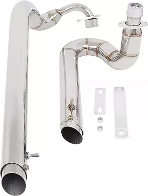 $268 • Buy Chrome Shortshots Staggered Exhaust Pipes For Yamaha V Star 650 XVS650 Dragstar