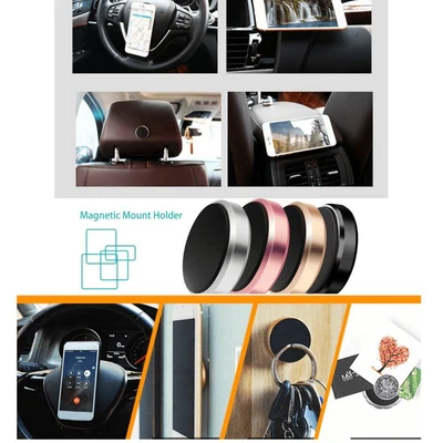 £2.93 • Buy Round Sticky  Universal Magnetic KEY Mobile Phone Holder  Use For DIY  Wall D...