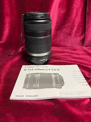 Canon EF 55-250mm F/4-5.6 IS Zoom Lens • $190