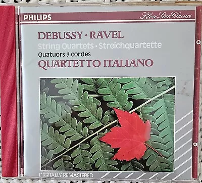 Debussy; Ravel: String Quartets (Philips 420 894-2) Quartetto Italiano • $7.54