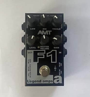 AMT Electronics Legend Amps F1 Fender Twin Reverb Amp Simulation Pedal Preamp • $220