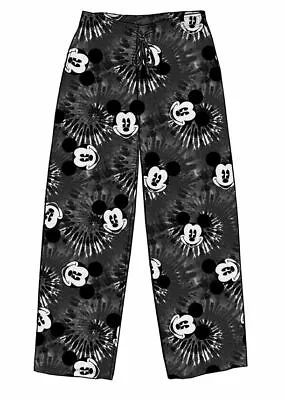 MICKEY MOUSE Disney Black 100% Cotton ADULT Sweat Lounge Pants NEW Medium M • $11