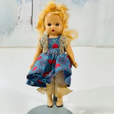 Vintage Nancy Ann Storybook Doll Original Tagged Dress 5.5  Hard Plastic • $19.96