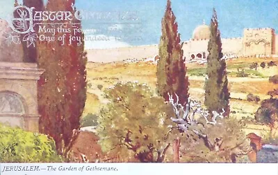 Tuck 8979: The Holy Land - The Garden Of Gethsemane. J Fulleylove. Unused • £2.49