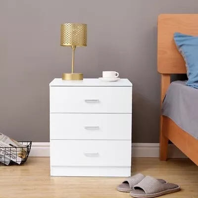 [FCH] Modern Simple 3-Drawer Dresser Chest Of Drawers For Family Room Bedroom Li • $80.73