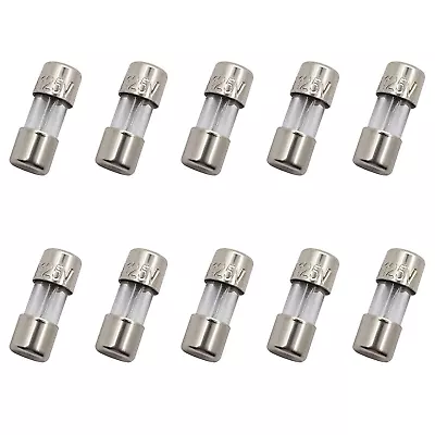 SIXQJZML 10 Pack F3AL Fast-Blow Mini Fuse 3A 3amp 125V Glass Fuses 0.14 X 0.39  • $7.55