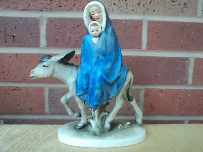 $55.80 • Buy Vintage Goebel Hand Painted/crafted  Mary And Baby Jesus Riding Donkey - Unusual