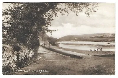 CORNWALL - FALMOUTH SWANPOOL Postcard • £2.50