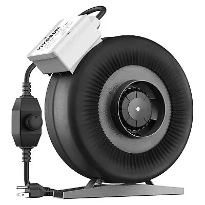 VIVOSUN 4 Inch Inline Duct Fan With Speed Controller Ventilation System Fan • $61.99