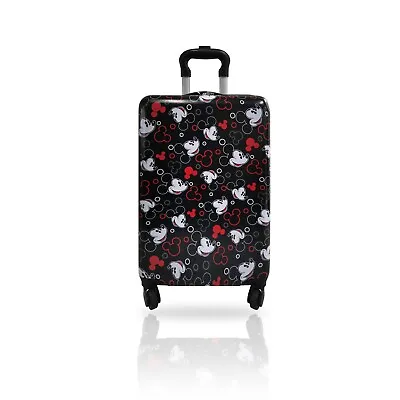 New Mickey Mouse Hard-Sided Tween Spinner Luggage 20 Carry-On Travel Trolley • £96.41