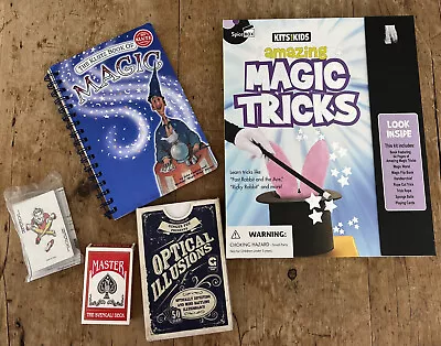 Lot Of 5 -NIB Kits For Kids Amazing MAGIC TRICKS Spice Box + Klutz Magic + Bonus • $27.50