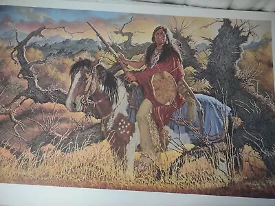 MICHAEL GENTRY   Crazy Horse - Sacred Warrior  Dated 1993 #275 Of 900 • $400