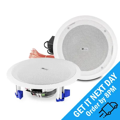 £110 • Buy CSBT80 8  Bluetooth Wireless Home Audio Ceiling Speakers Alexa Echo Compatible