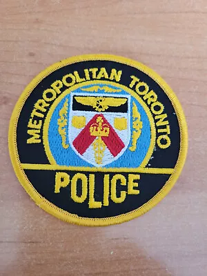 Metropolitan Toronto Ontario Canada Police Patch • $15.50