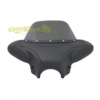 Batwing Matte Black With Plexiglass Tinted Kawasaki Vulcan VN900 Classic • $345.95