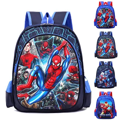 £14.24 • Buy Marvel Superhero Backpack Kids Boys School Rucksack Shoulder Bag Casual Bag HOT