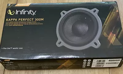 Infinity Kappa Perfect 300M 3.5  300w Speakers 3.5 Ω Midrange Carbon Fiber -Pair • $239.95