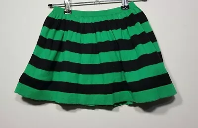 I Love Gorgeous Skirt Green/Black Strips Size 6-7 • $9.63