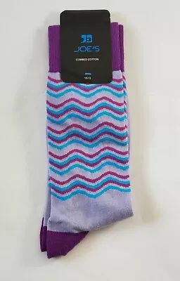 Joe's Jeans Men's Combed Cotton Purple Tall Sock Size 10-13 1333 • $18