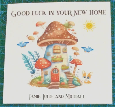 £1.90 • Buy Personalised Handmade New Home Greetings Card