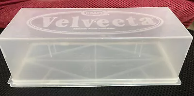 Vtg Kraft Velveeta Cheese Keeper 2 Pound Sheer Clear Plastic Storage Container • $9.95