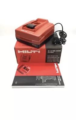 HILTI C4/36-ACS Battery Charger Li-Ion 220-240V AC 50Hz 250W Max ENGRAVED • $139