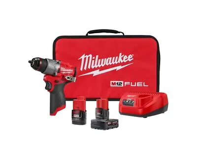 Milwaukee 3403-22 M12 FUEL 1/2inch Drill/Driver Kit • $152.49