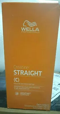 WELLA WELLASTRAIGHT Permanent Straight Hair Straightening Pack 100+100ml Intense • $22.03