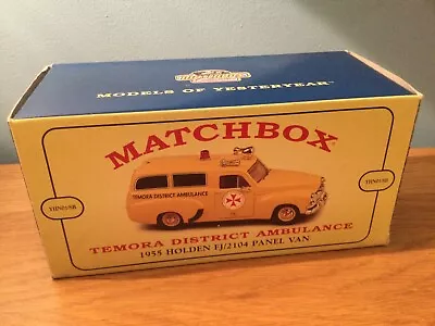 Matchbox Collectibles MoY -YHN01/SB 1955 Holden Van Temora Ambulance - Box Only • £2.49