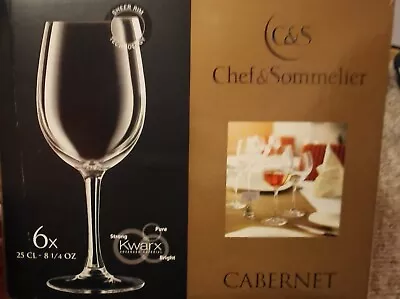 £10.65 • Buy  Beautiful Chef & Sommelier Glass Set (x6) Cabernet 12cl 