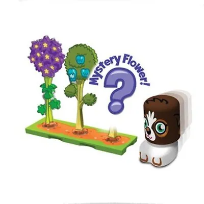 Moshi Monsters Bubble Bots Moshling Garden W/ Mystrery Flower (Brown Figure)) • $10.98