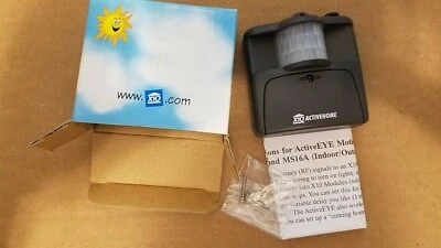 $33.95 • Buy X-10 MS16A ActiveEye Motion Sensor Outdoor SmartHome Home Security Alarm System