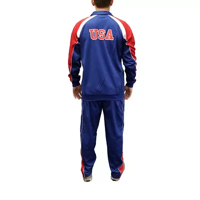 USA Tracksuit Uniform Beerfest Movie Costume Beer Fest Jumpsuit Jacket Pants • $48.51