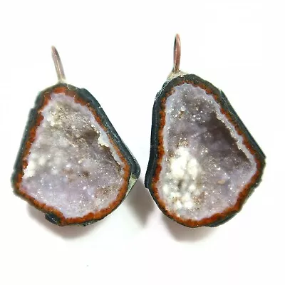 Distressed Tabasco - Tiny Mexican Geode Polished Halves With Ring  TABD3 • $18.60