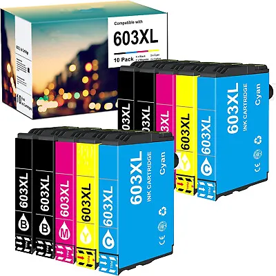 LOT 603XL Ink Cartridges For Epson XP-3100 3105 2100 2105 4100 4105 WF-2850 2835 • £5.08