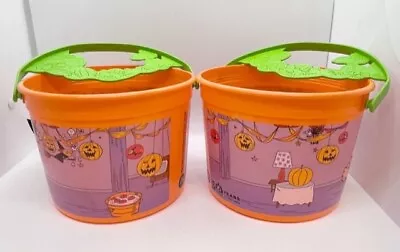 2 McDONALDS Charlie Brown Pails Halloween Great Pumpkin Buckets 2016 Snoopy • $14